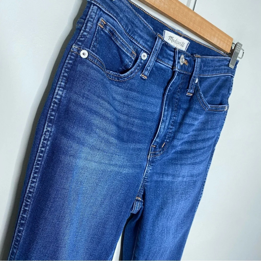 Madewell Coronet Wash 10" High Rise Skinny Jeans Women's Size 25 View 4